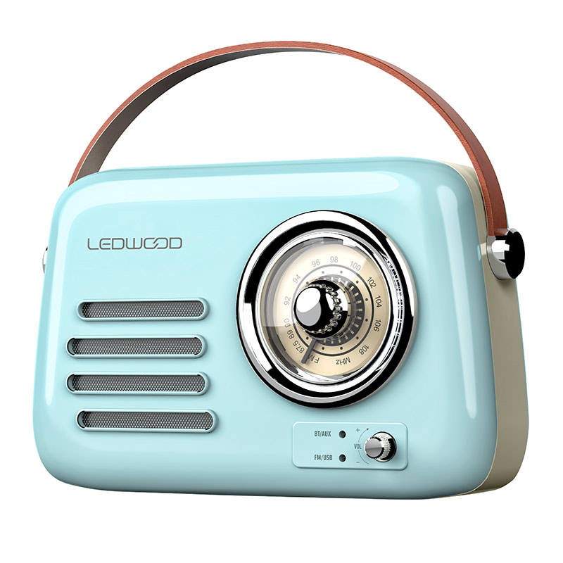 Radio Ledwood Alma Vintage Bleue Bon état -  reconditionné disponible sur Electro Depot